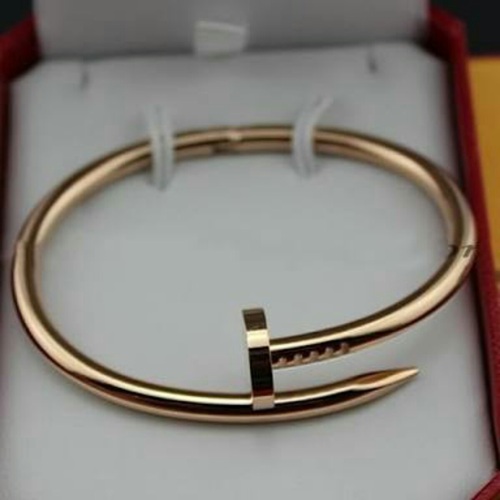 Pulsera de mujer estilo Cartier en oro 18k